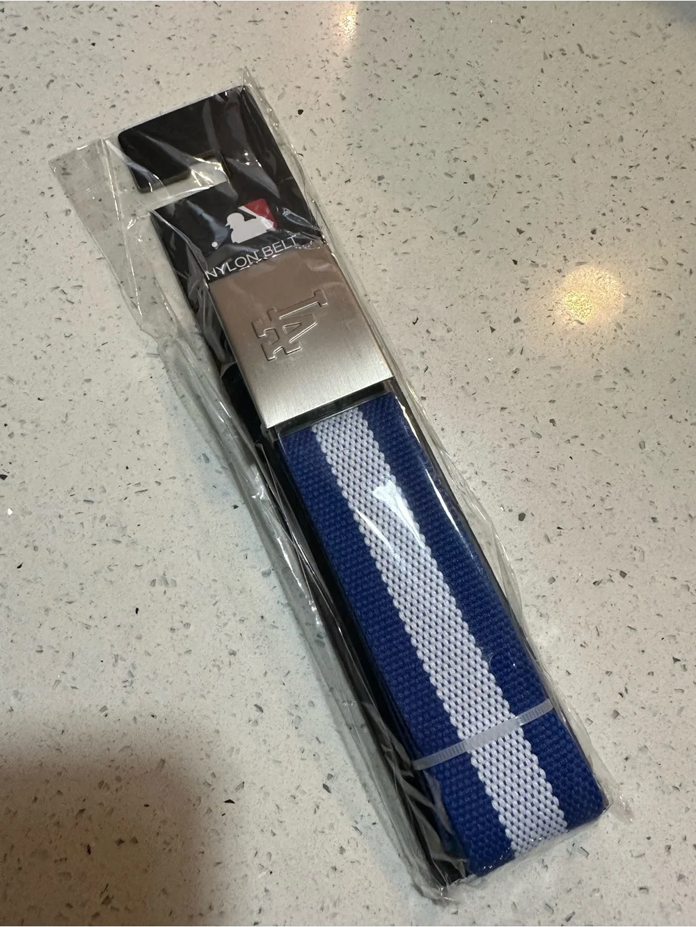 New! LA Dodgers Fabric Belt, new in plastic